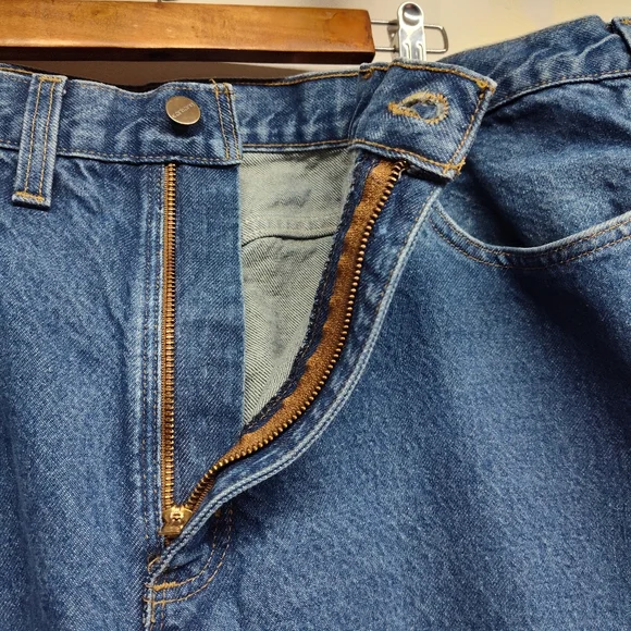 Carhartt Traditional Fit Jeans Men Size 44X30 Blue Denim 100% Cotton Workwear